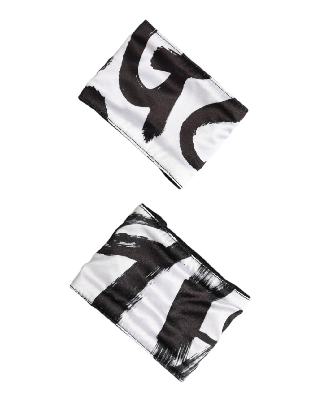 Dolce & Gabbana White Dg Logo Silk 1 Pair Wristband for men