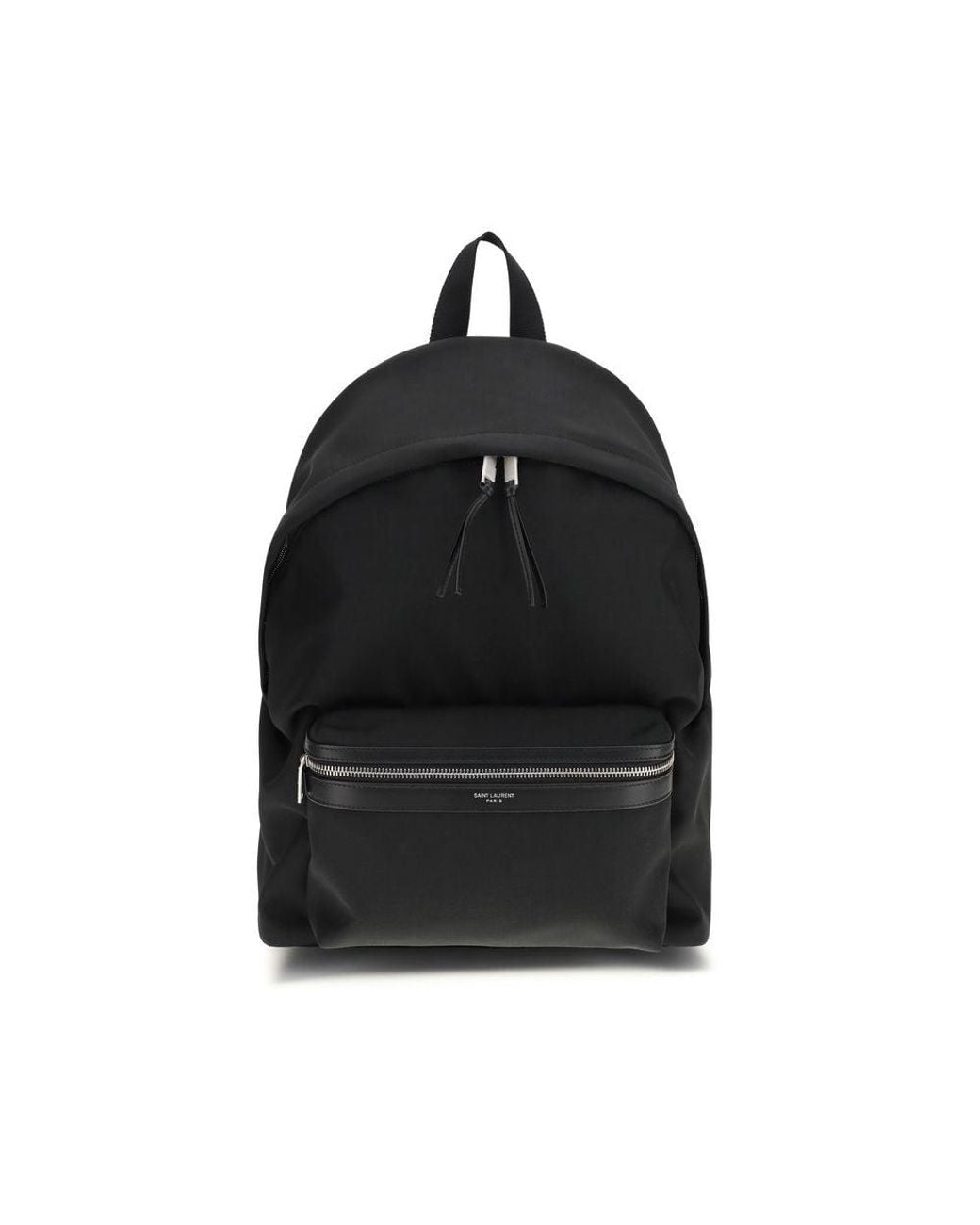 Saint Laurent Black Nylon Backpack for men
