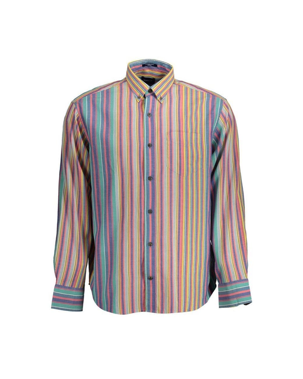 Gant Blue Cotton Shirt for men