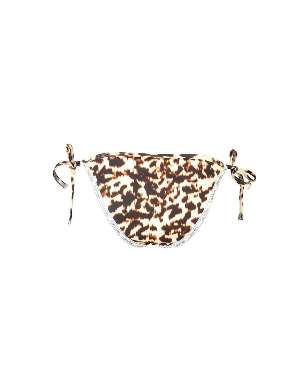 Calvin Klein Metallic Beige Polyester 's Swim Brief