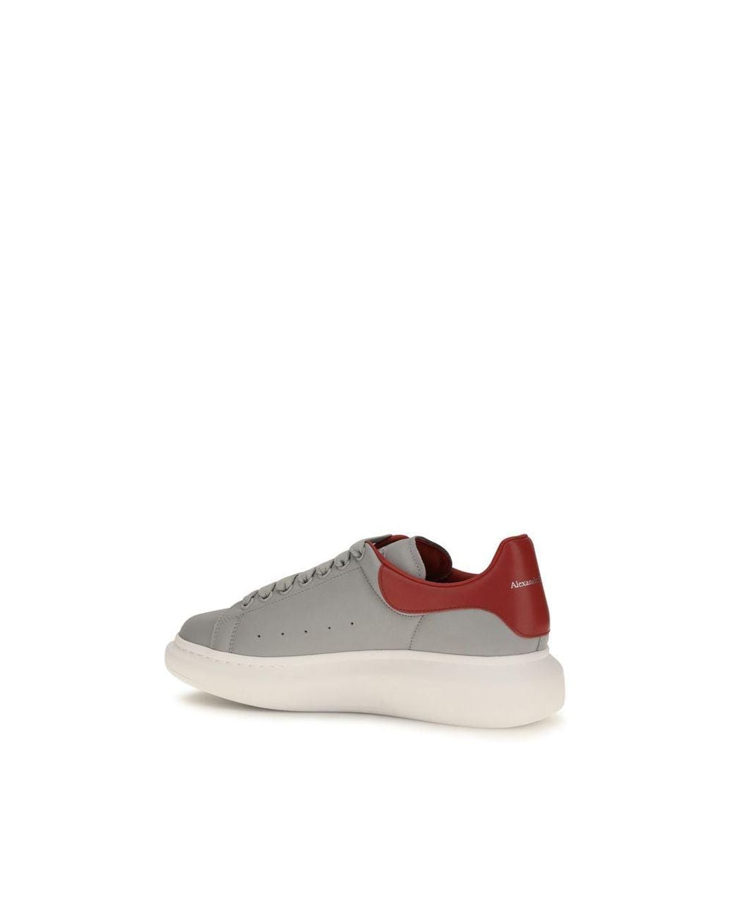 McQueen Multicolor Gray Calf Leather Bos Taurus Platform Sneakers for men