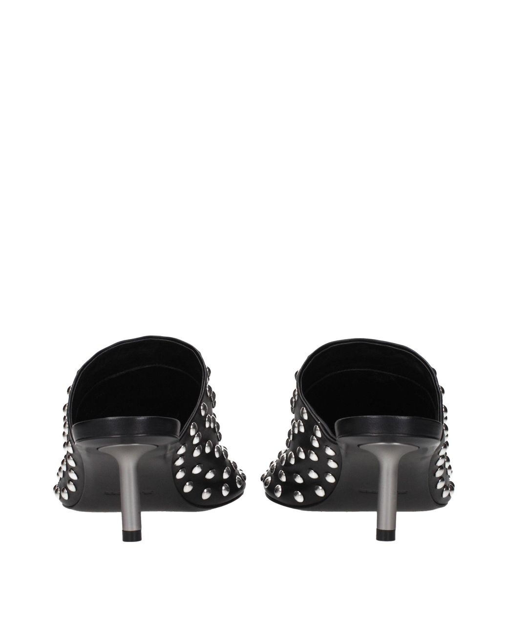 Jil Sander Black Leather Mules