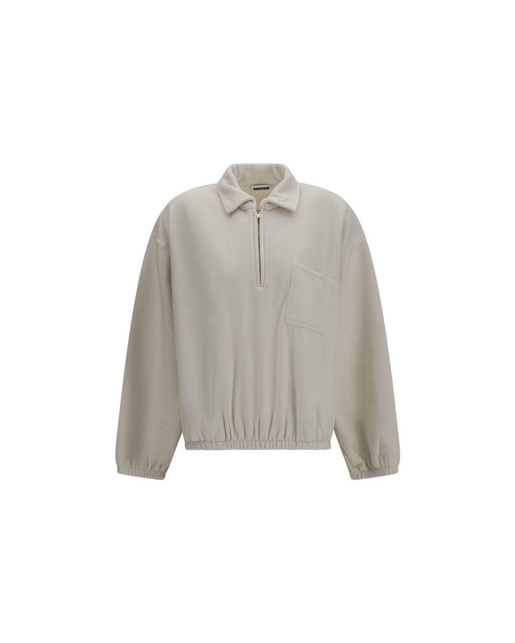 DARKPARK Gray Beige Polyester Sweatshirt