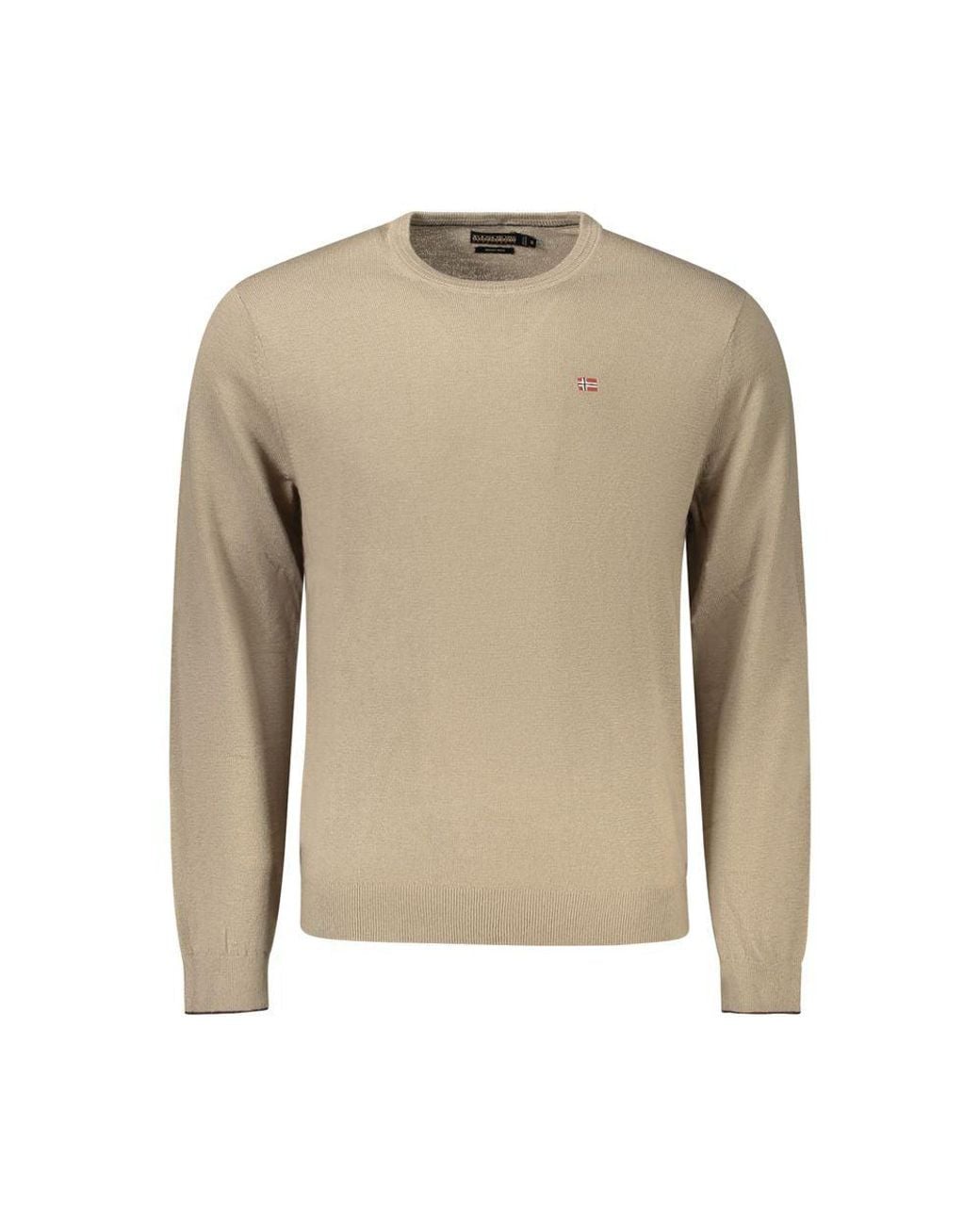 Napapijri Natural Wool Sweater for men