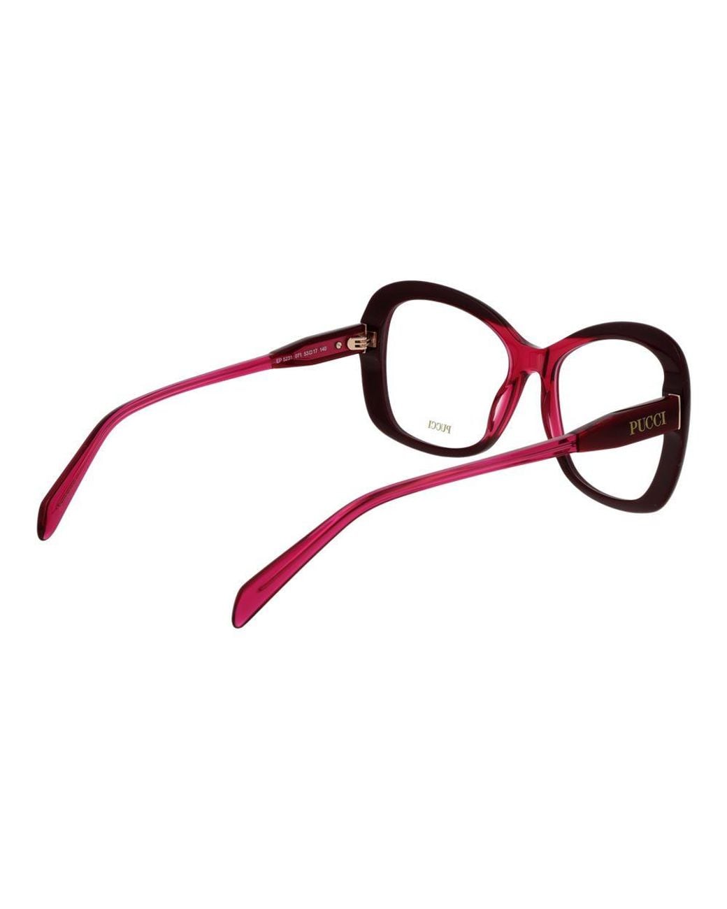 Emilio Pucci Brown Acetate Glasses (Frames)