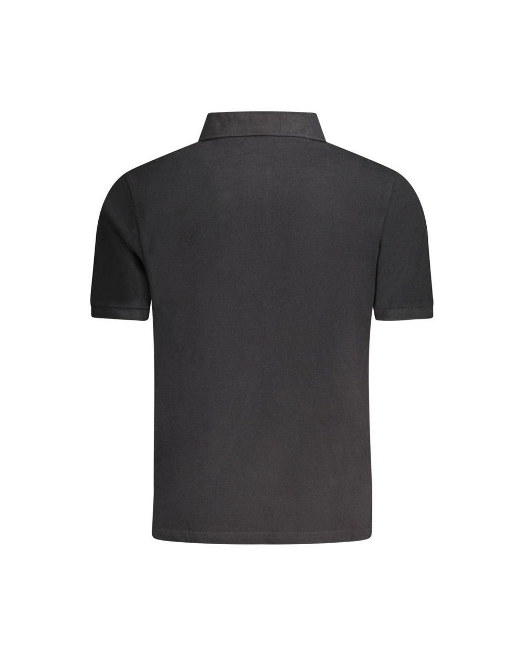 North Sails Black Cotton Polo Shirt for men