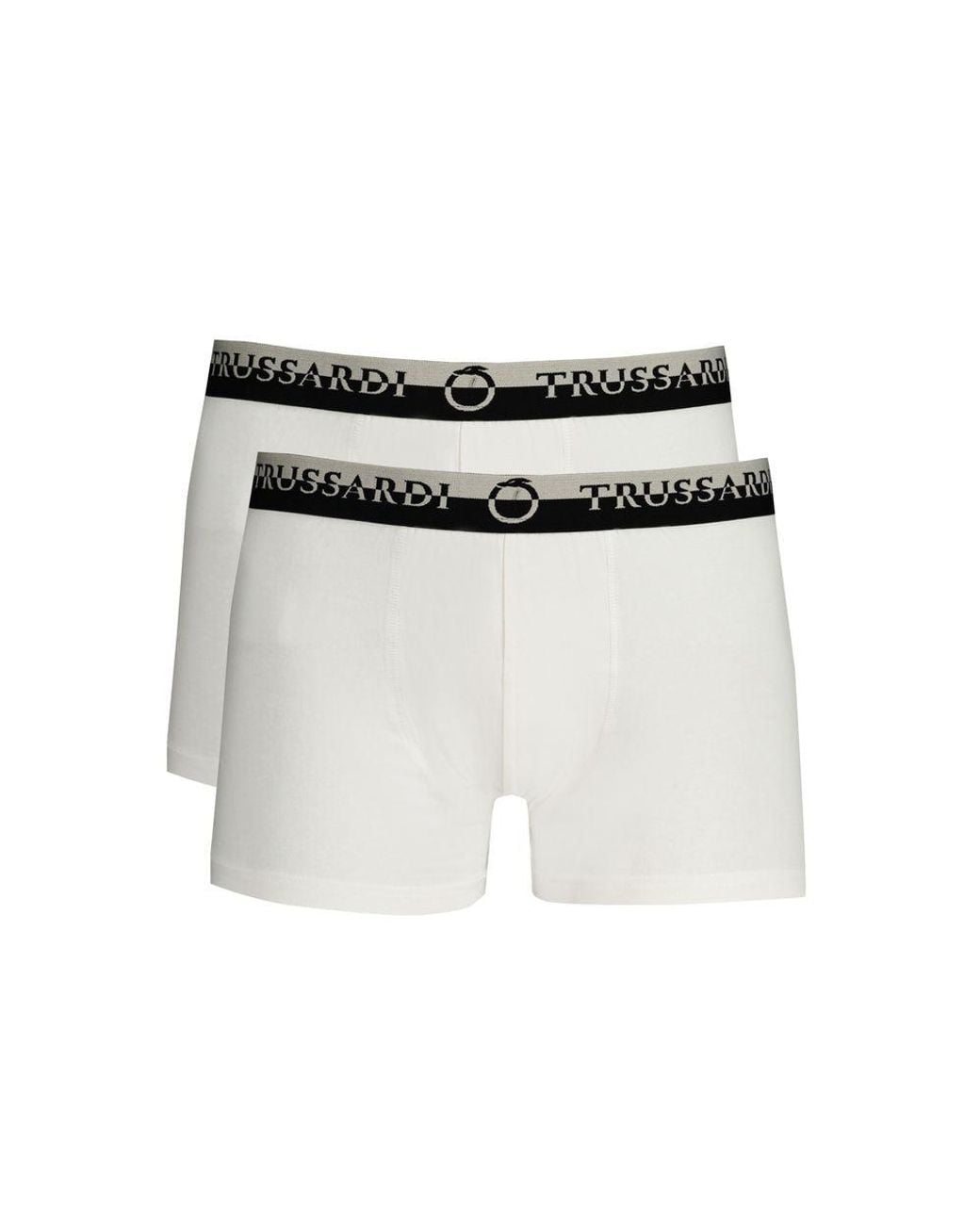 Trussardi White Cotton Underwear for men