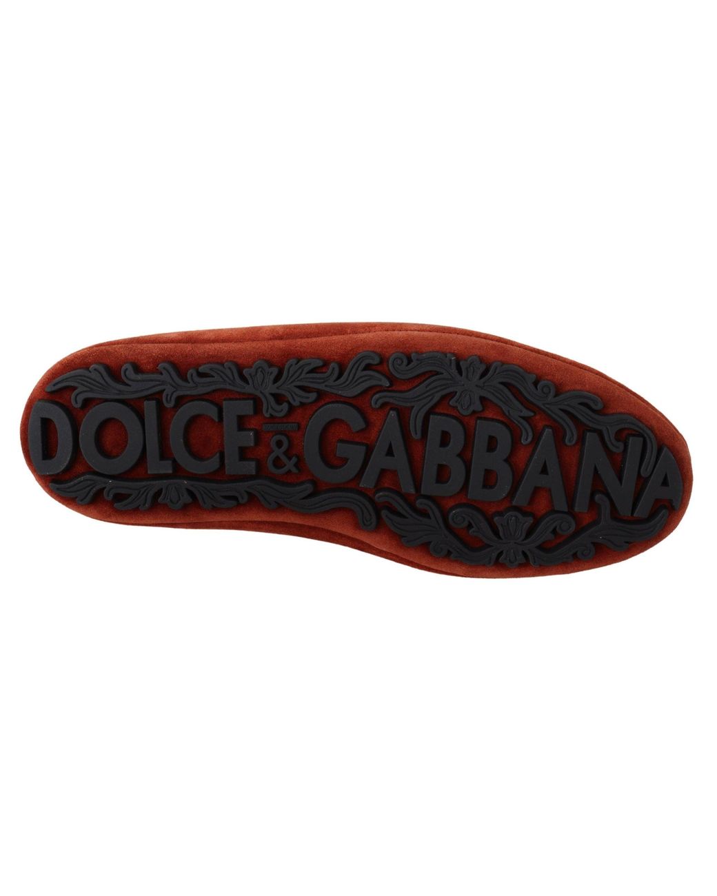 Dolce & Gabbana Black Leather Crystal Crown Loafers Shoes for men