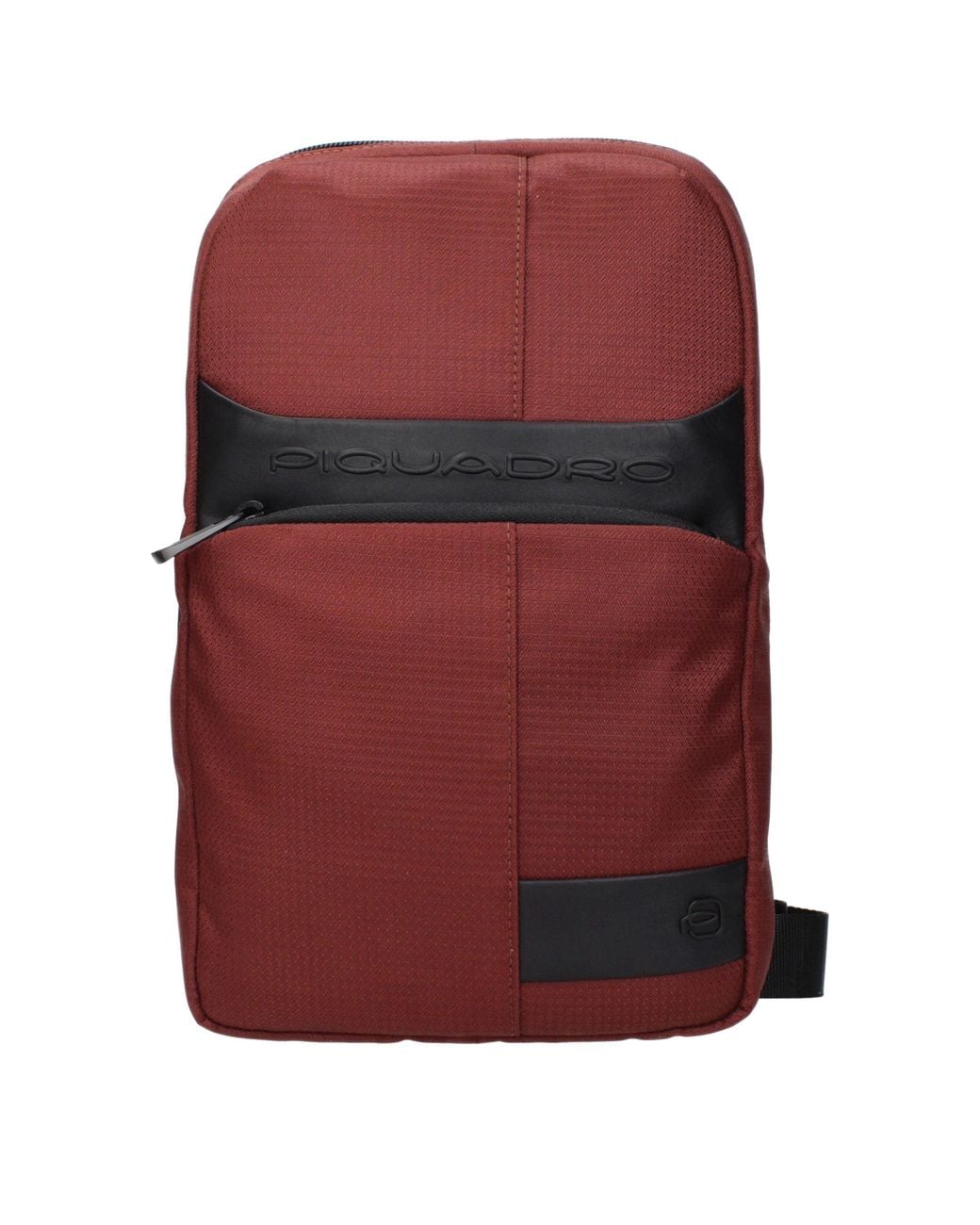Piquadro Red Fabric Crossbody Bags