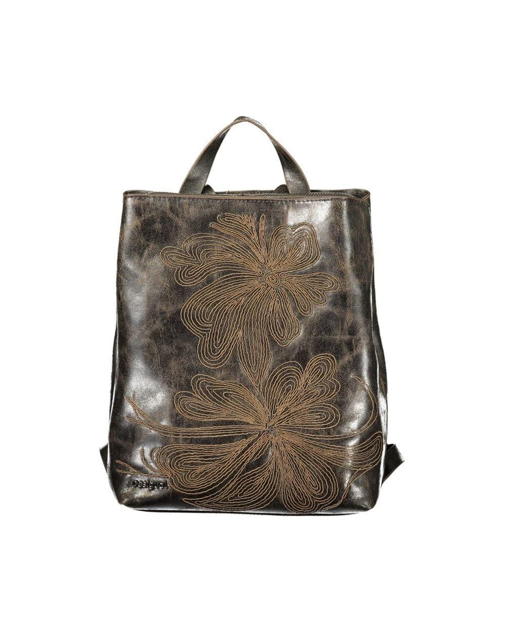 Desigual Brown Polyurethane Backpack