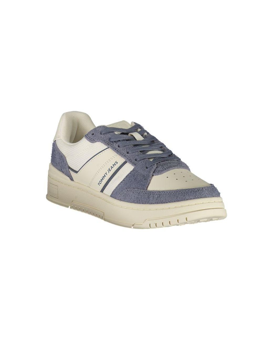 Tommy Hilfiger Blue Leather Sneaker for men