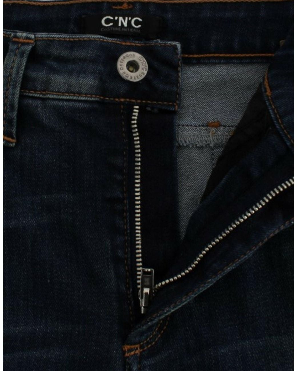 CoSTUME NATIONAL Blue Straight Leg Jeans