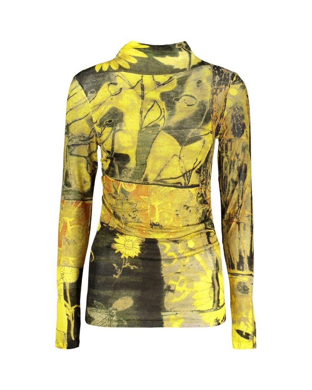 Desigual Yellow Viscose 's Top