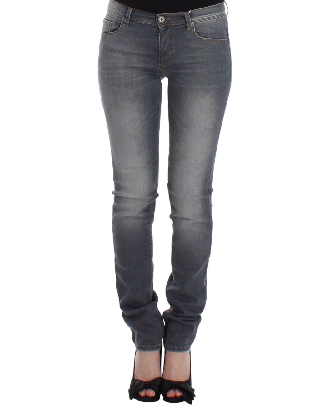 Ermanno Scervino Blue Chic Slim-Fit Skinny Jeans