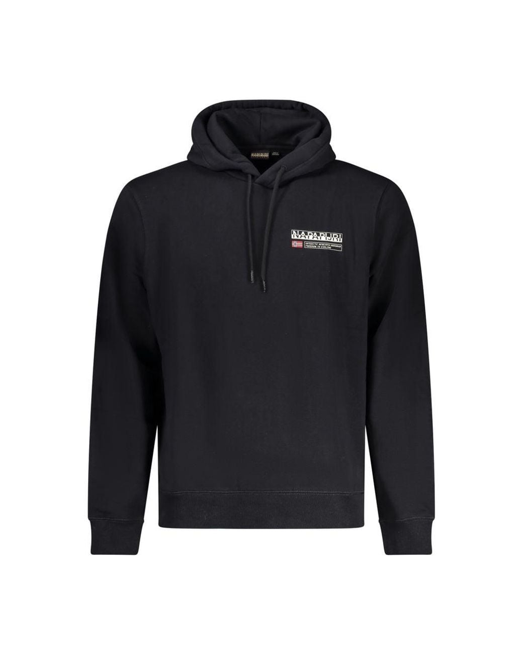 Napapijri Black Cotton Men's Sweatshirt for men