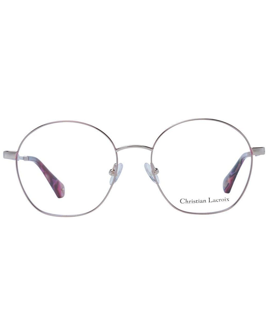 Christian Lacroix Metallic Stainless Steel Glasses (Frames)