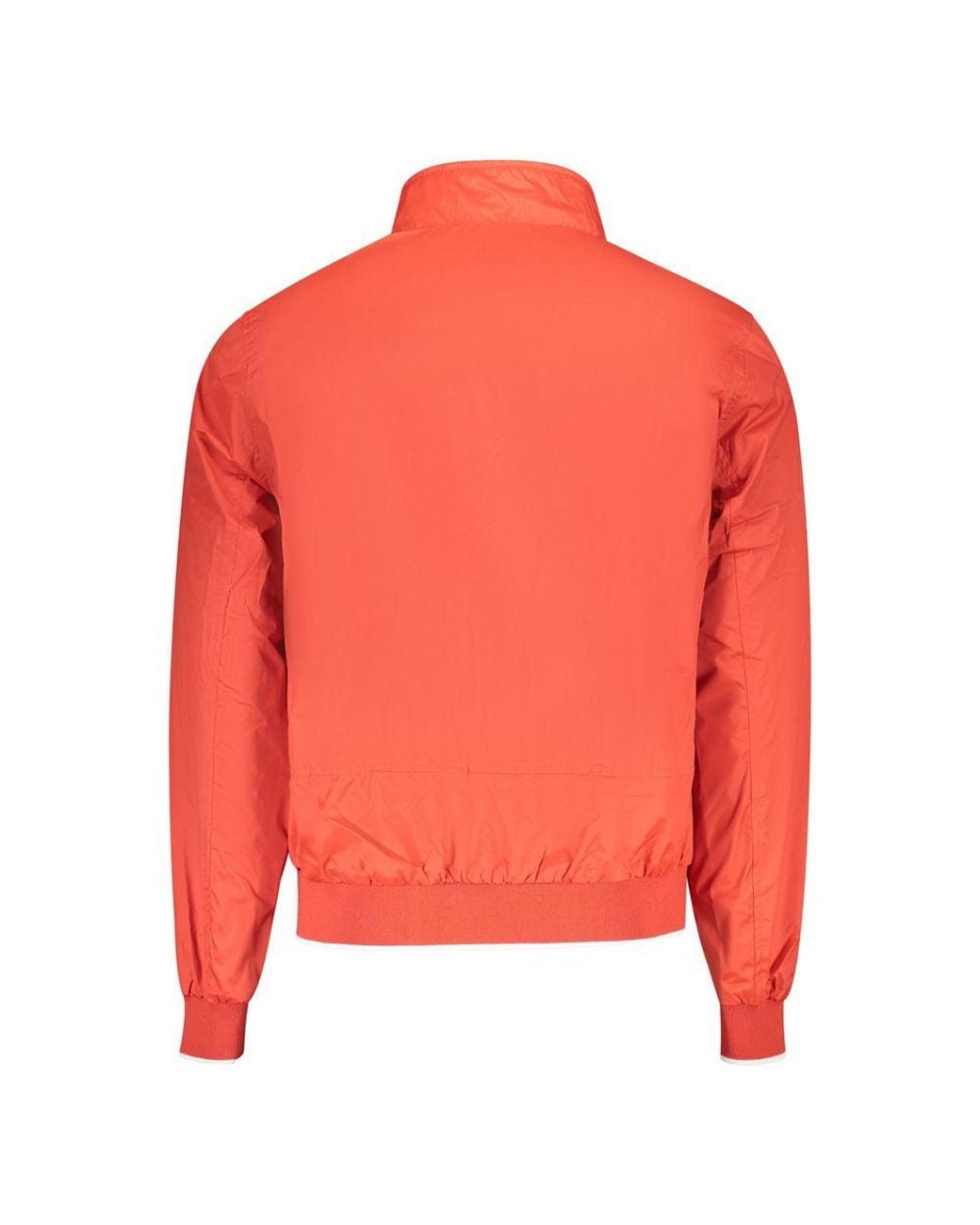 North Sails Orange Red Polyester Men's Jacket for men