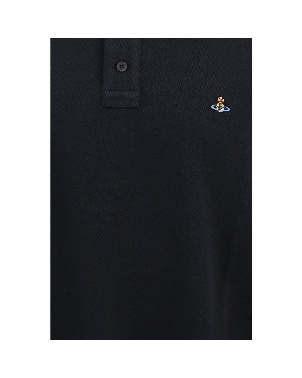 Vivienne Westwood Blue Cotton Polo Shirt for men