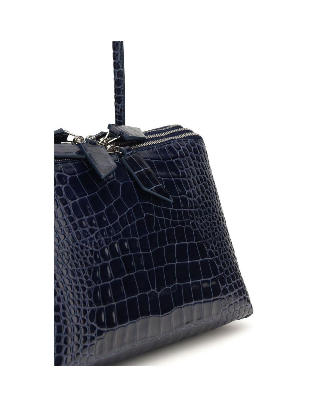 The Attico Blue Calf Leather Bos Taurus Shoulder Bag
