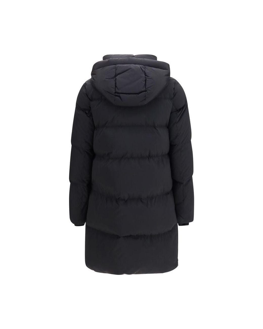 Woolrich Blue Black Polyamide Coat