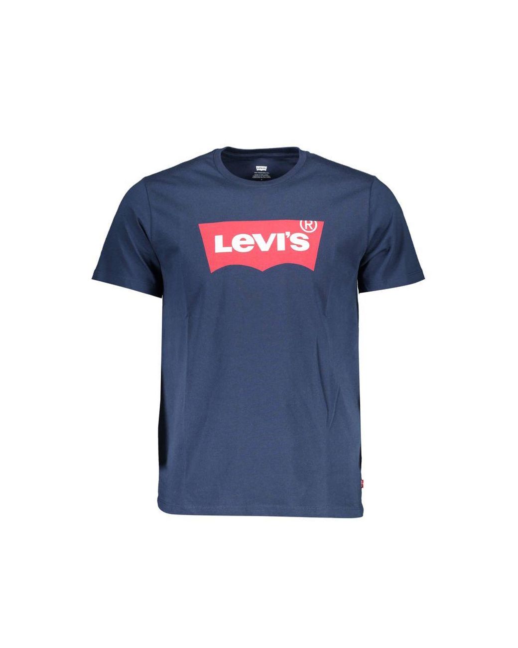 Levi's Blue Cotton T-Shirt for men
