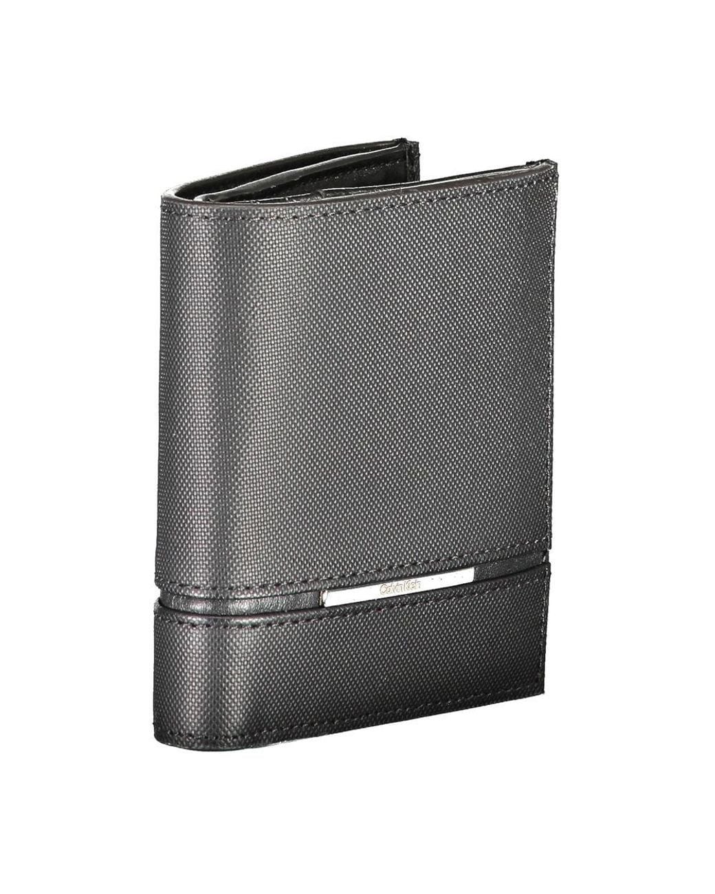 Calvin Klein Gray Leather Wallet for men