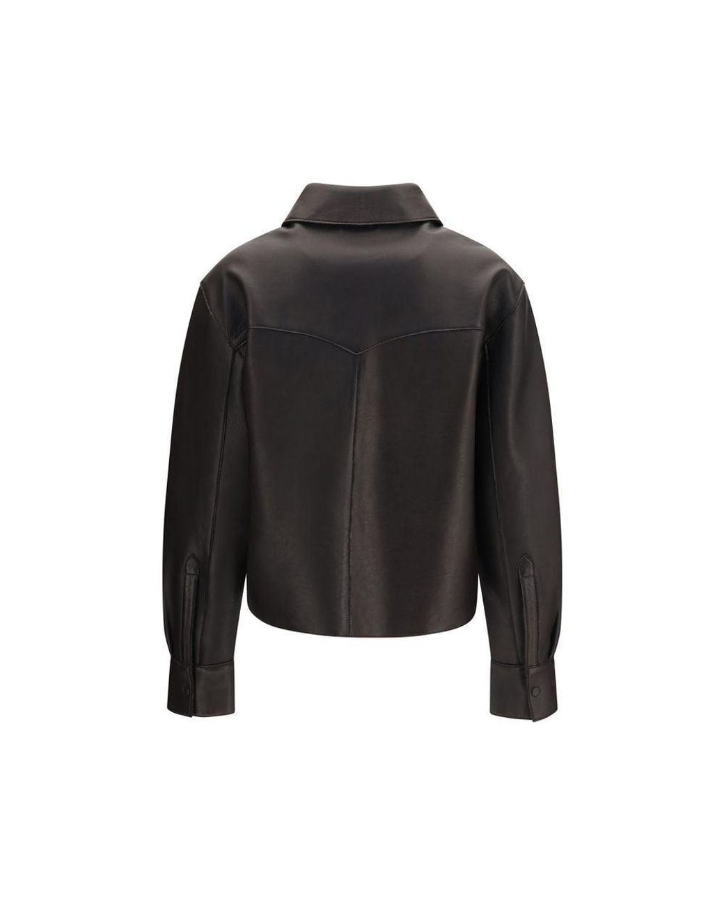 P.A.R.O.S.H. Black Lamb Leather Leather Jacket