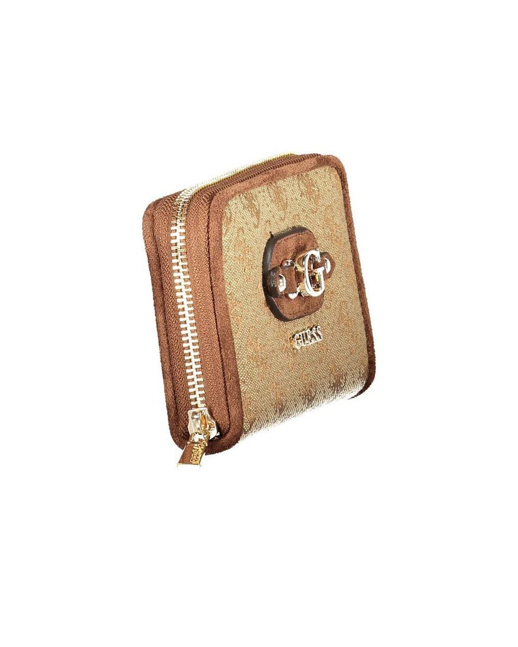 Guess Natural Beige Polyester Wallet