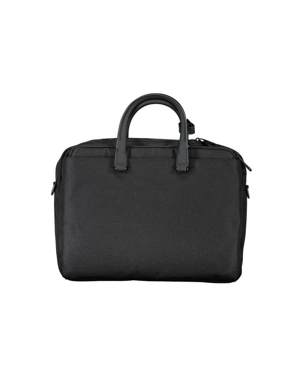 Calvin Klein Black Nero Polyester Men's Briefcase for men