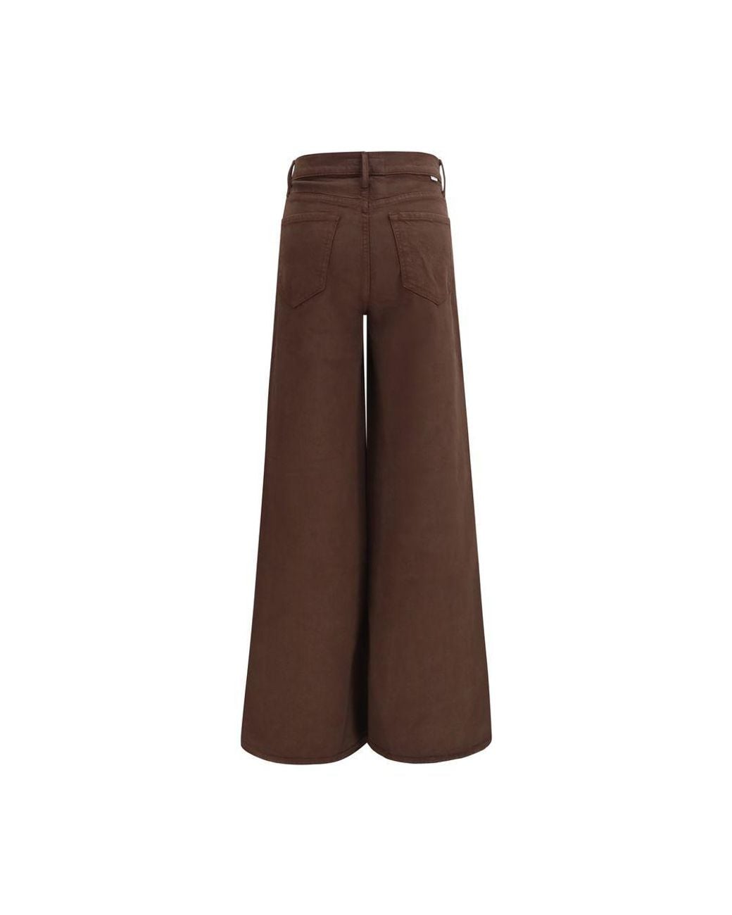 Mother Brown Cotton Jeans Denim