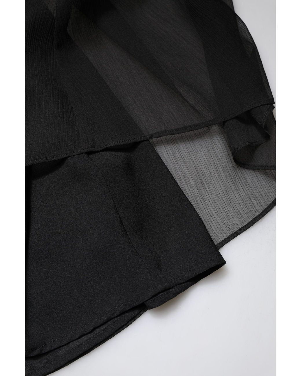 MARCIANO BY GUESS Black Tulle Pearl Sleeveless Long Gown Dress for men