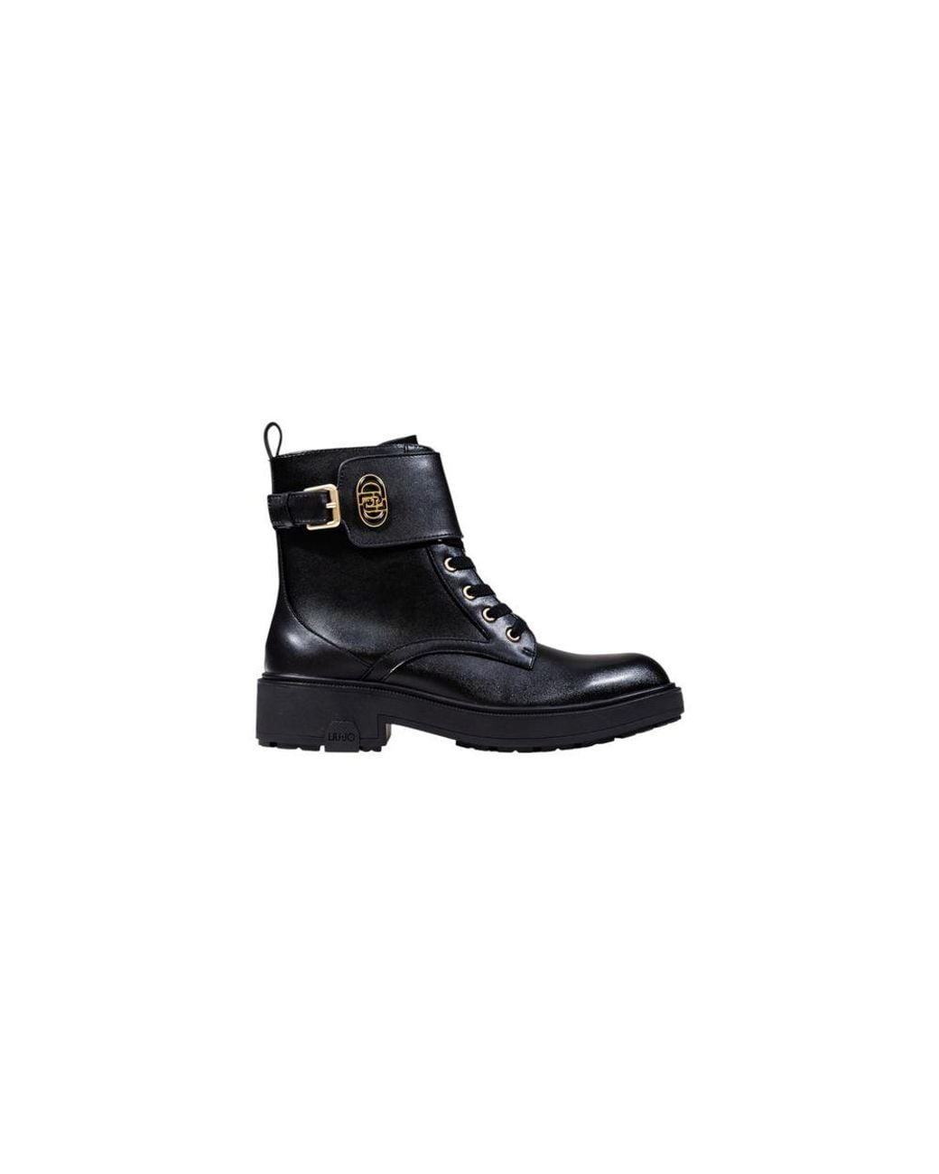Liu Jo Black Artificial Leather Lace