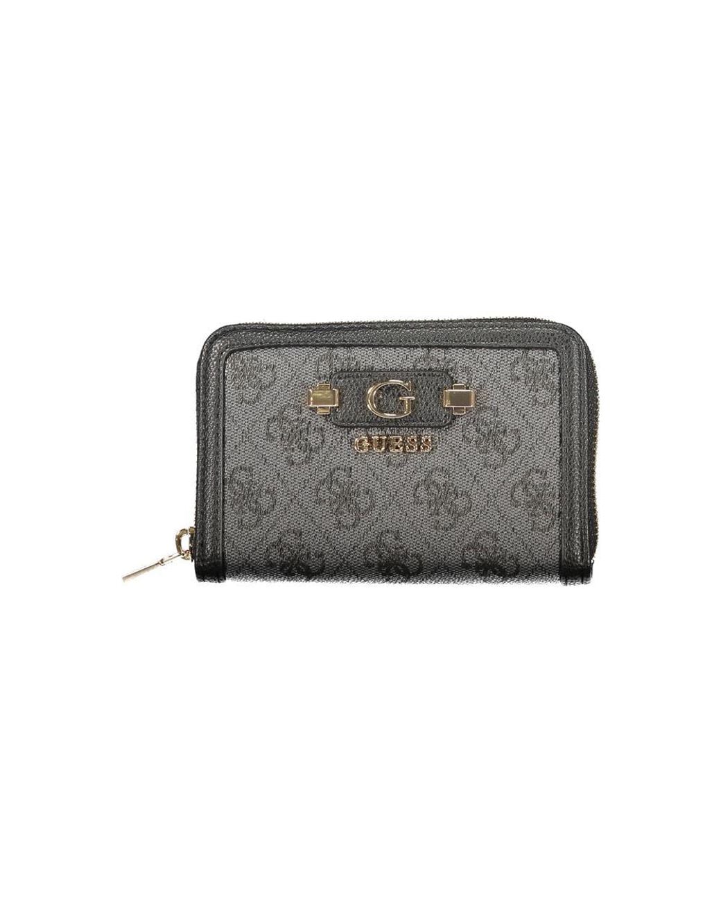 Guess Gray Black Polyurethane 's Wallet