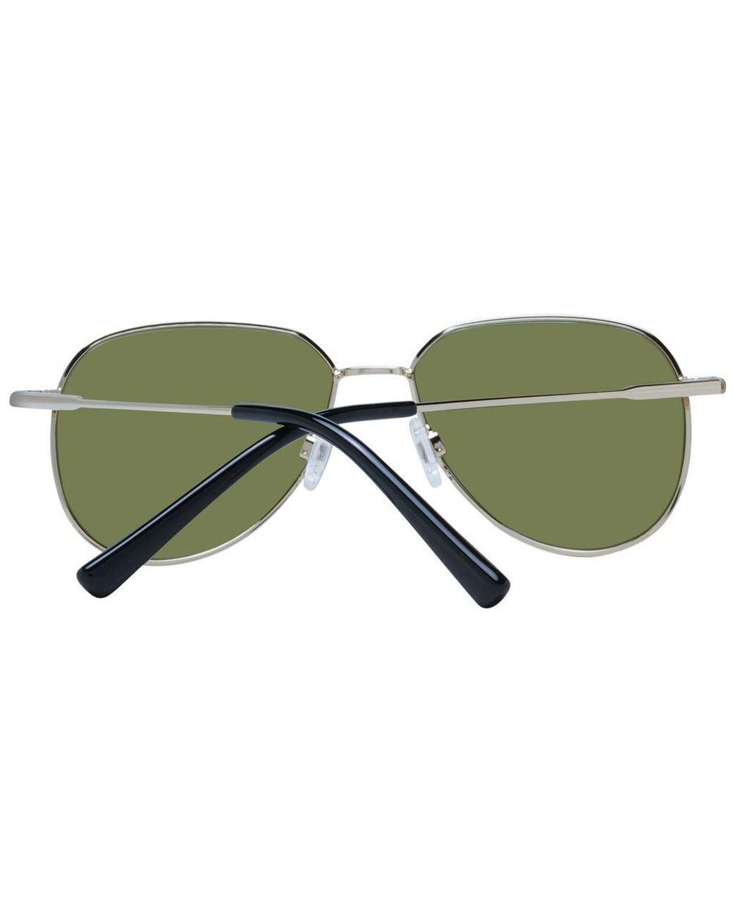 Serengeti Green Gold Metal Sunglasses