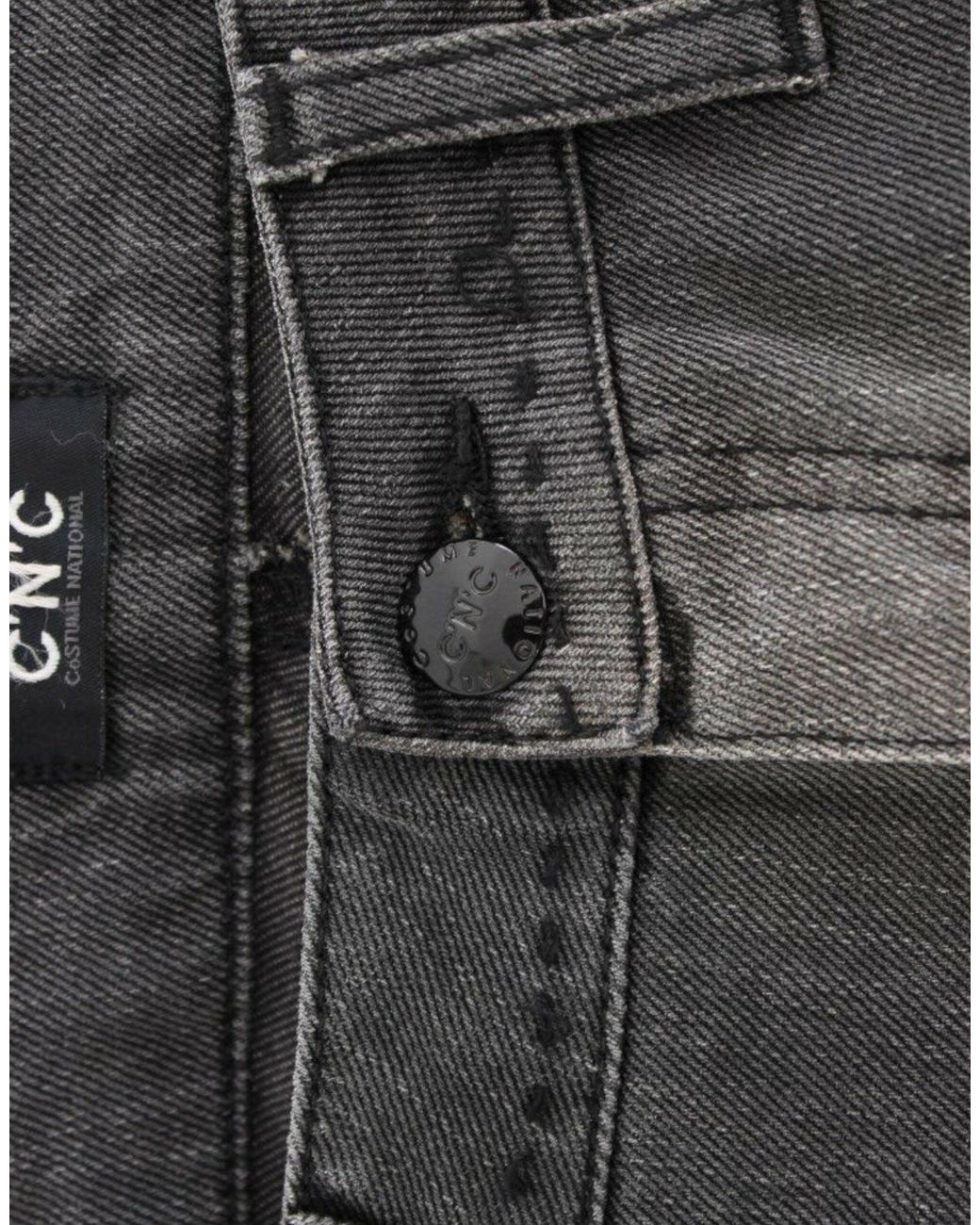 CoSTUME NATIONAL Straight Leg Jeans Gray Sig12557