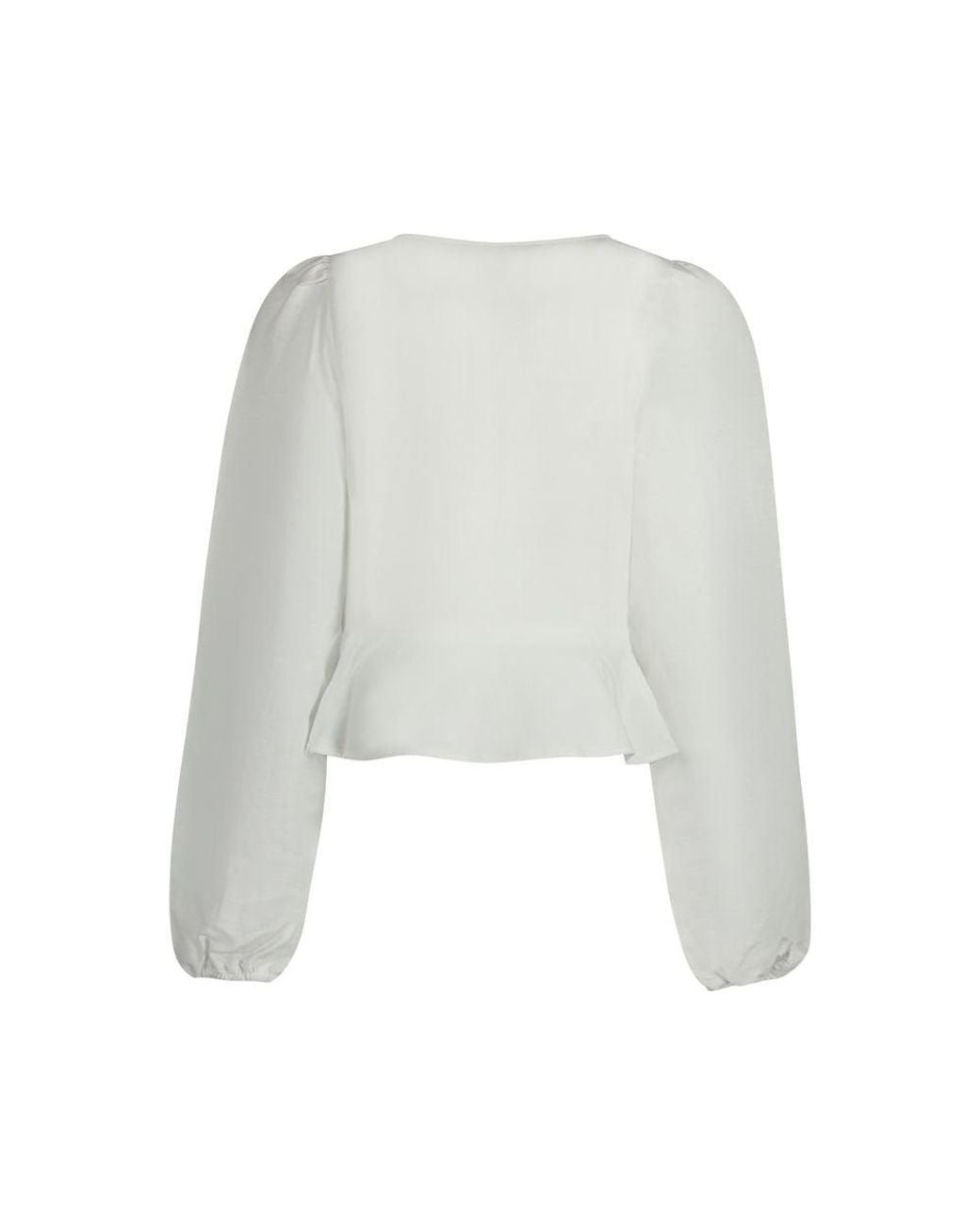 Guess White Linen Shirt