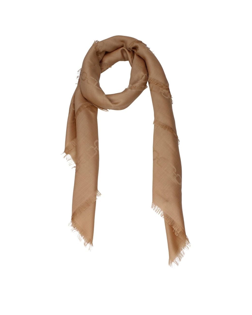 Tom Ford Natural Brown Cashmere Foulard