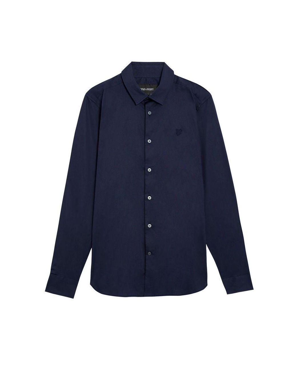 Lyle & Scott Blue Cotton Shirt for men