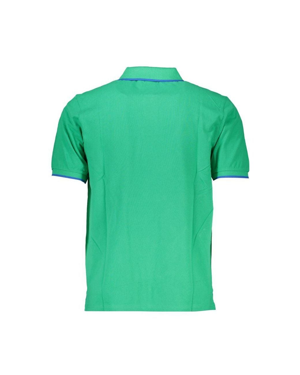North Sails Green Cotton Polo Shirt for men
