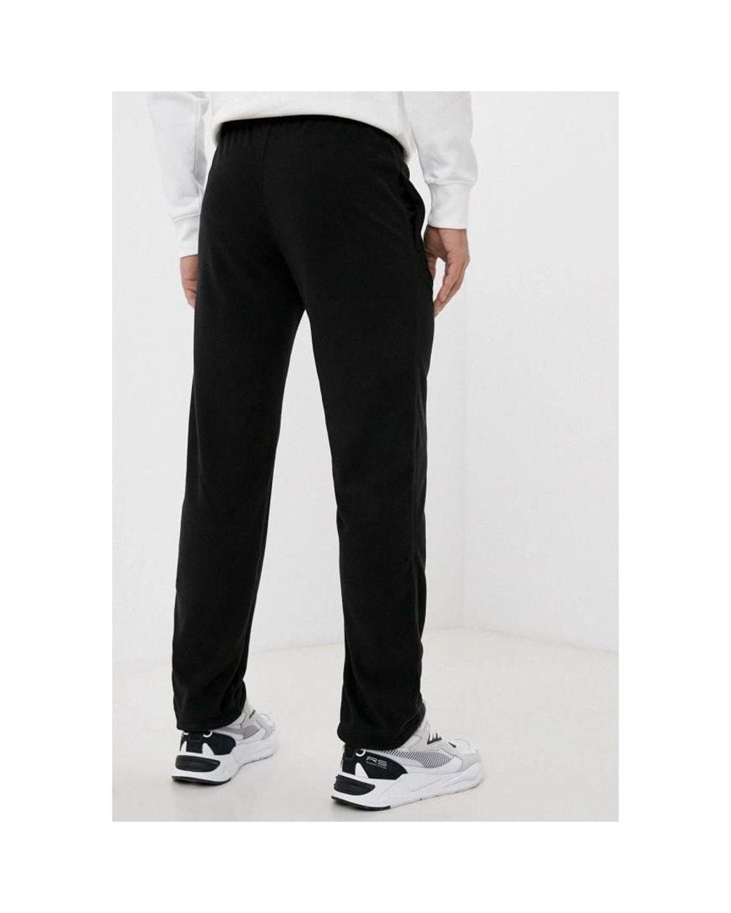 Champion Black Polyester Joggers (Workout Pants) for men