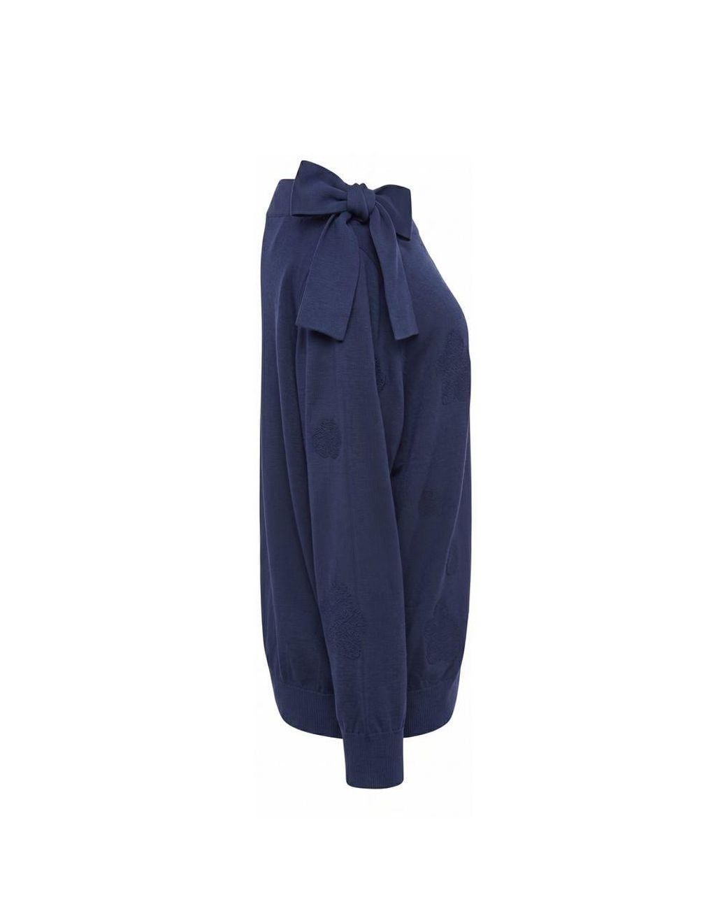 Malo Blue Cotton Sweater