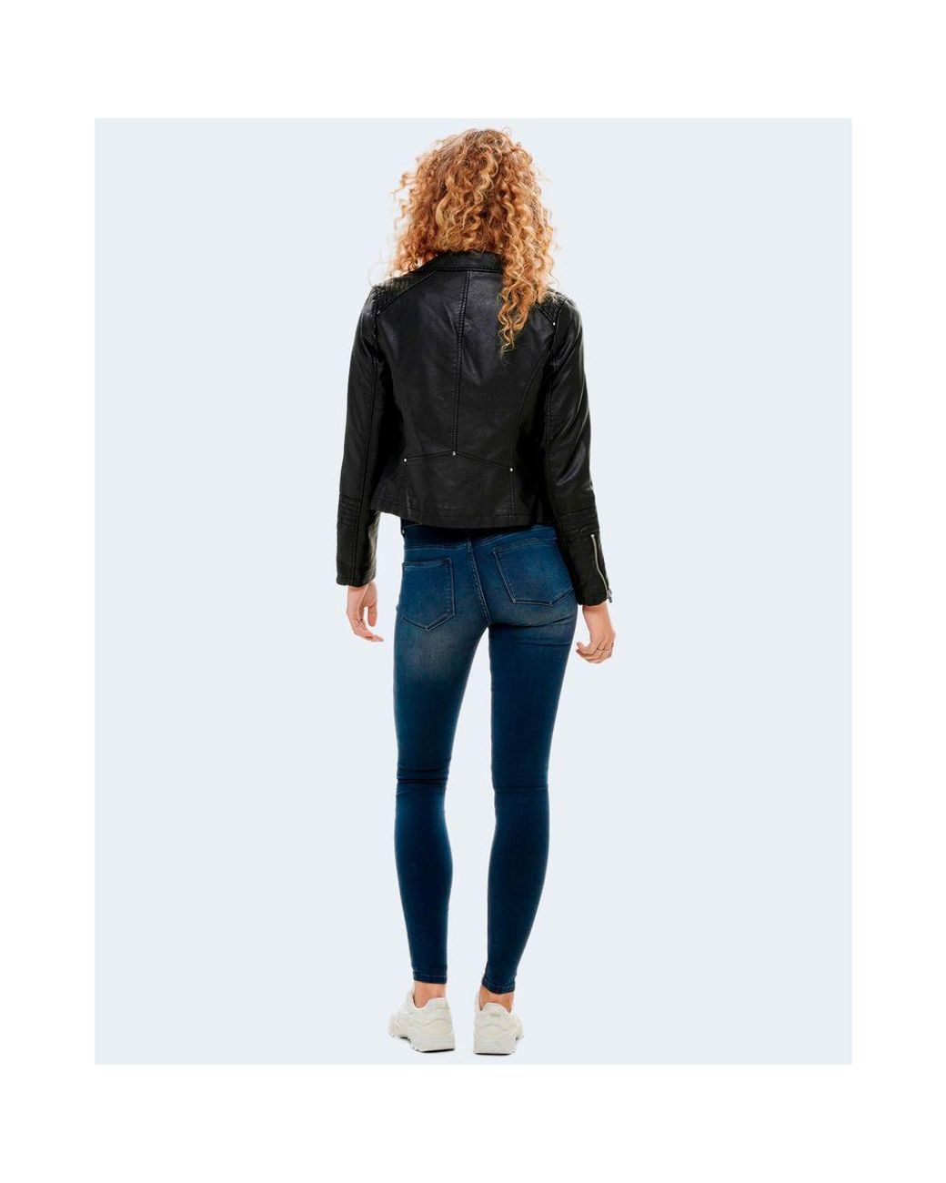 ONLY Black Viscose Jackets & Coat