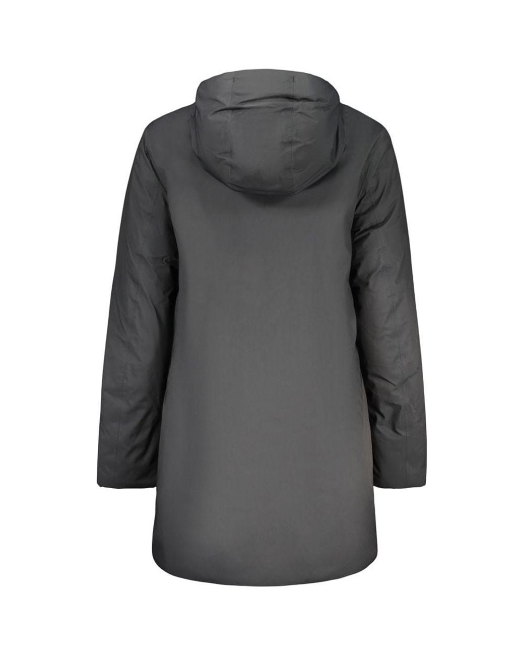 K-Way Gray Black Polyester 's Jacket - S