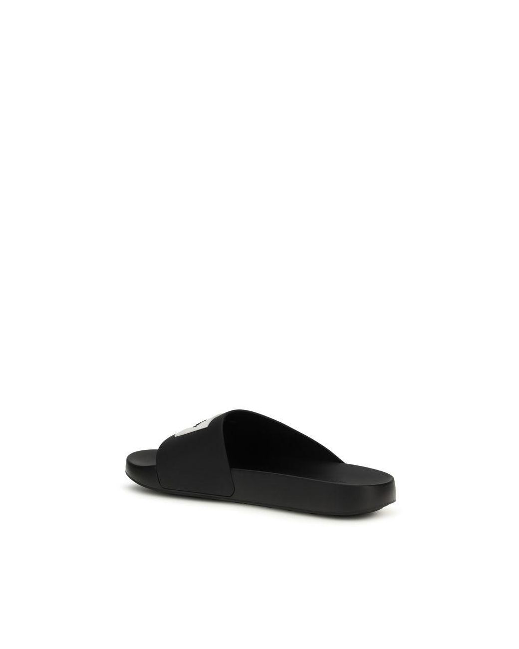 Givenchy Black Rubber Slippers for men