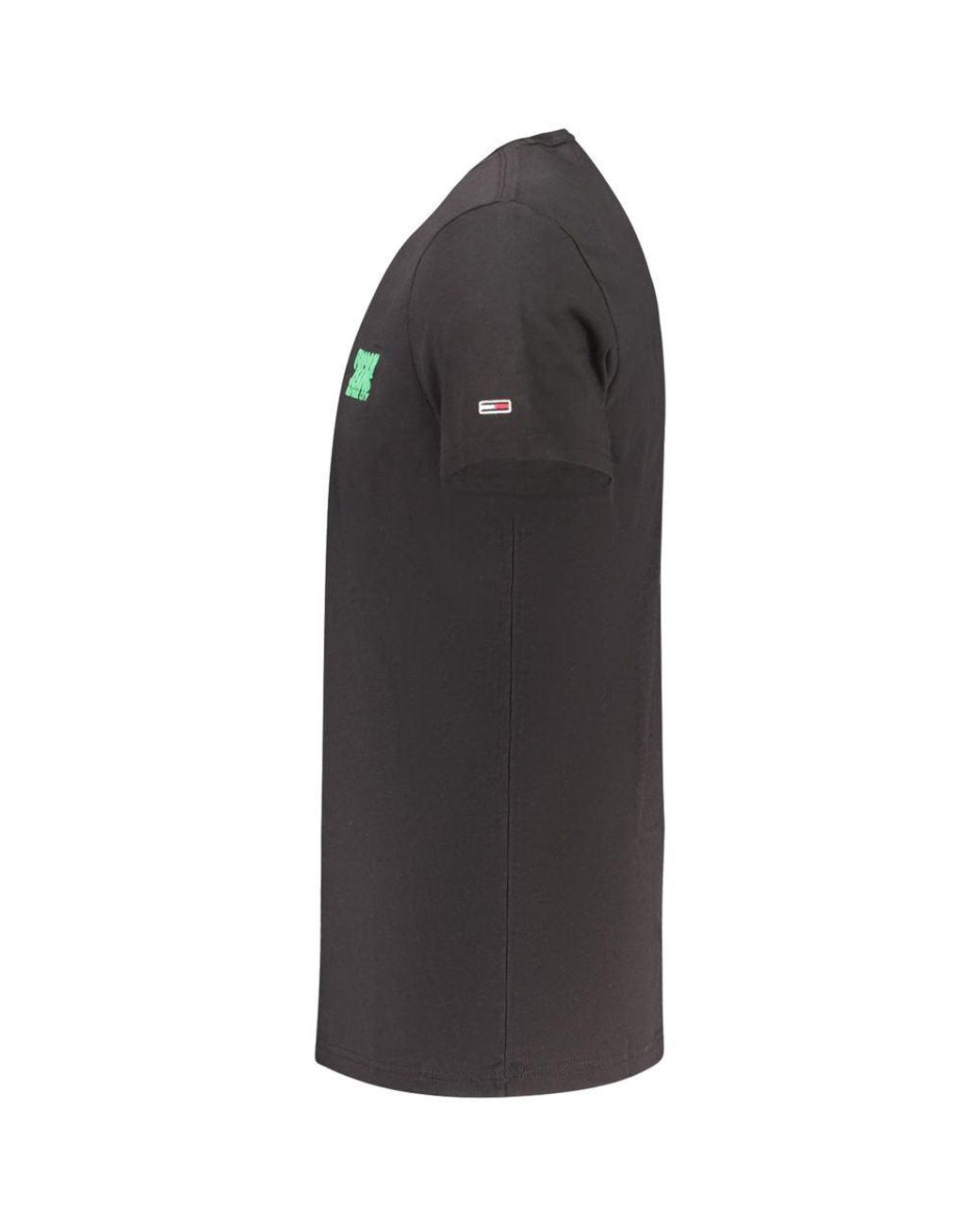 Tommy Hilfiger Black Cotton T-Shirt for men