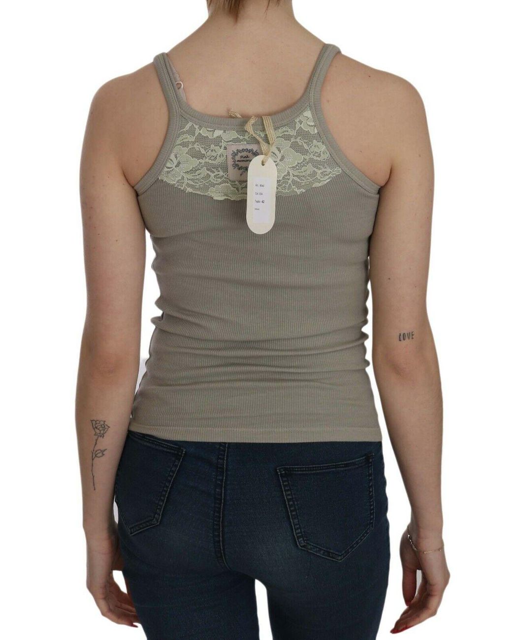 Pink Memories Multicolor Memorie Chic Spaghetti Strap Top Blouse