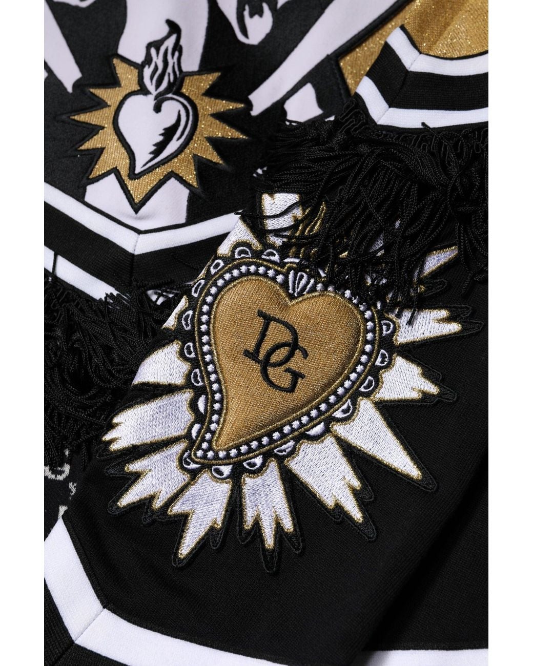 Dolce & Gabbana Gray Multicolor Tradizione E Devotion Sweatshirt Sweater for men