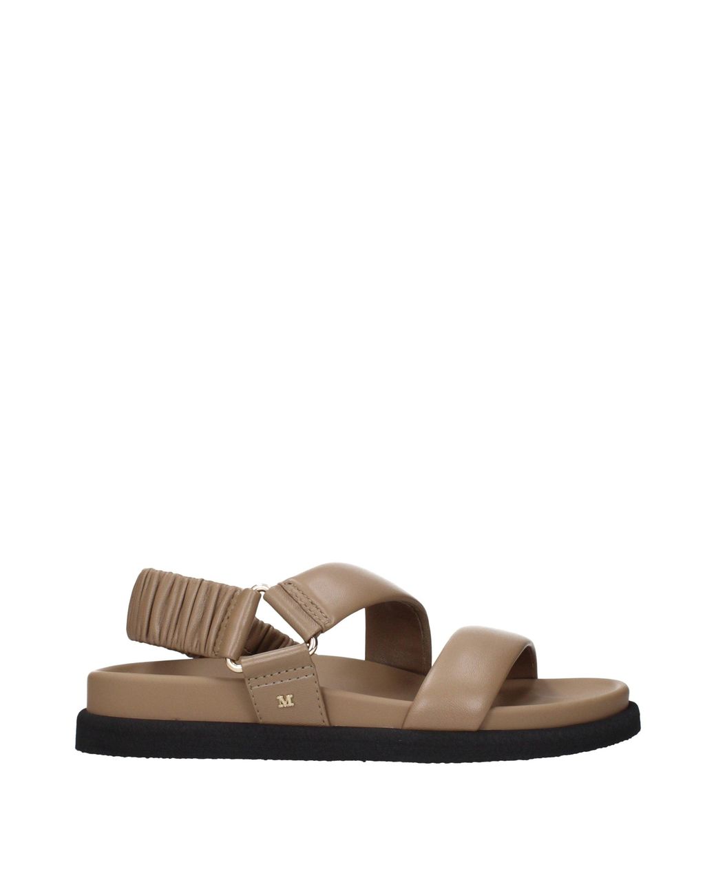 Max Mara Brown Sandals Mxamacro Skinned And Muddy