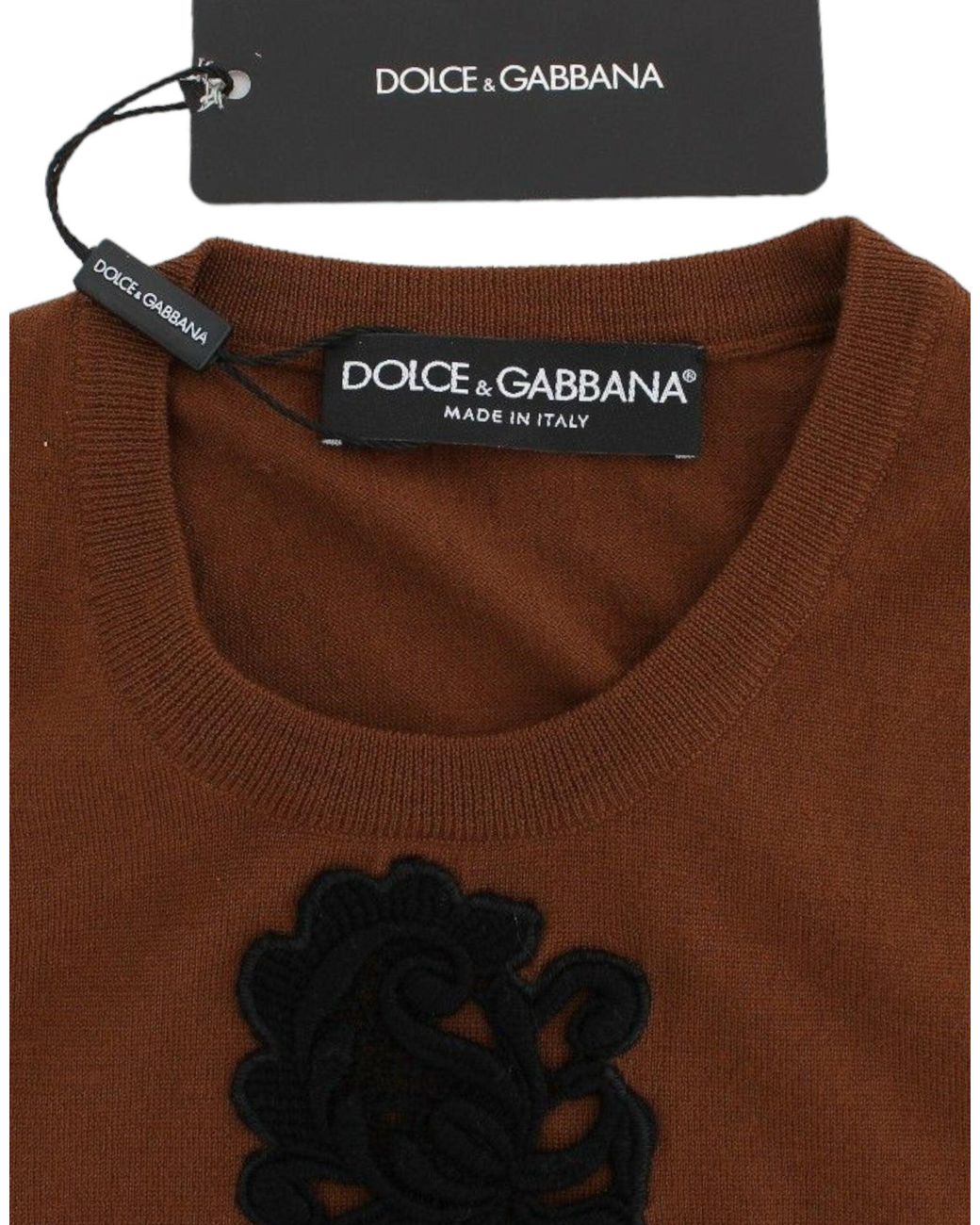 Dolce & Gabbana Brown Timeless Wool And Lace Sleeveless Vest