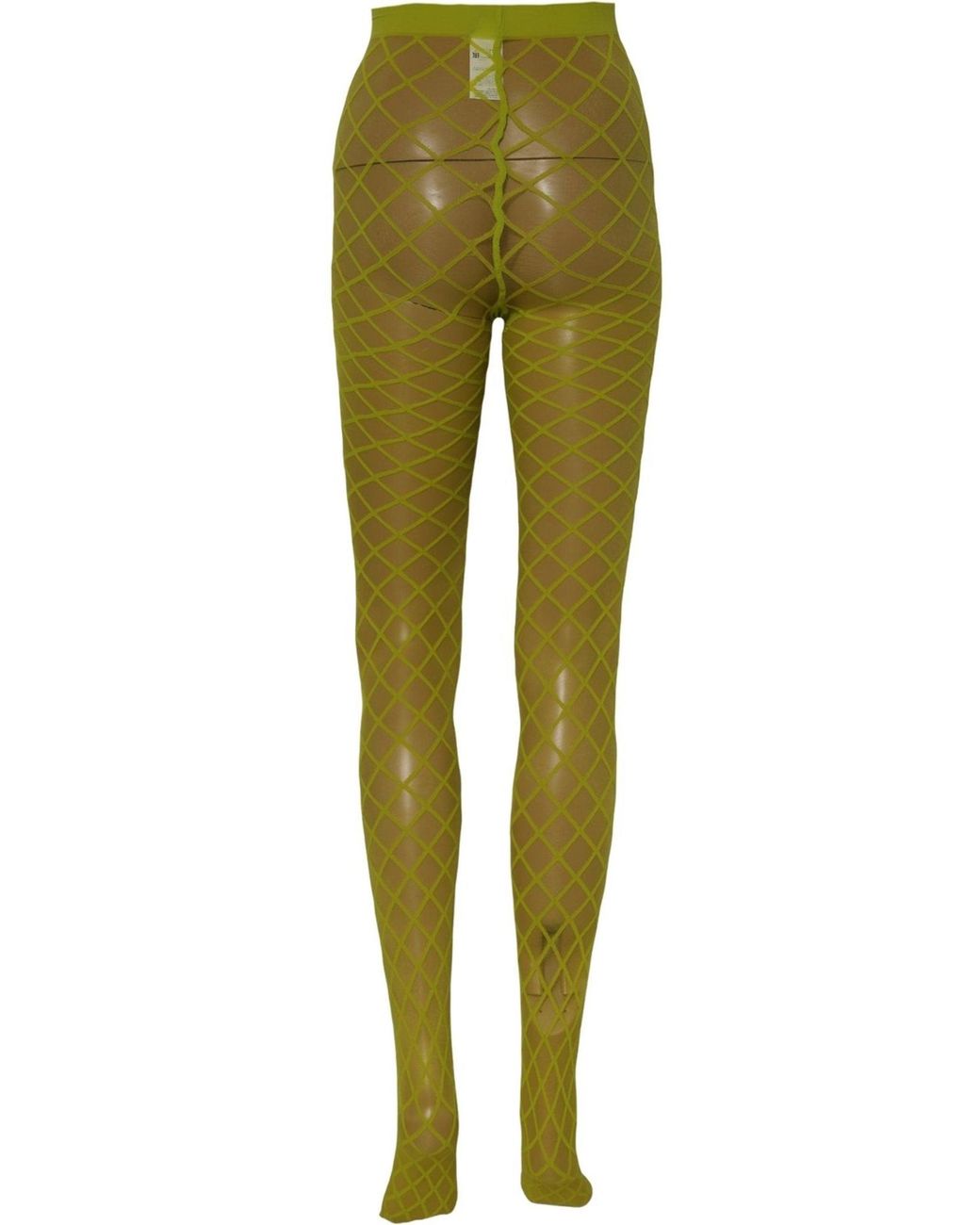 Dolce & Gabbana Green Nylon Fishnet Pantyhose Stockings Socks